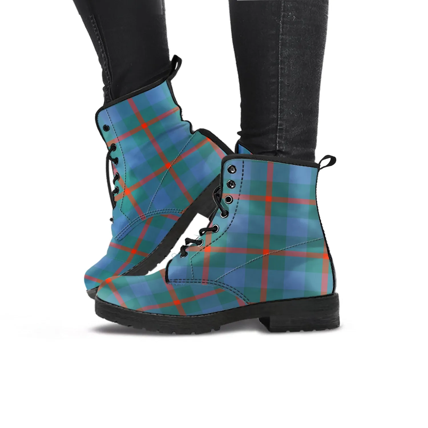 Agnew Ancient Tartan Leather Boots