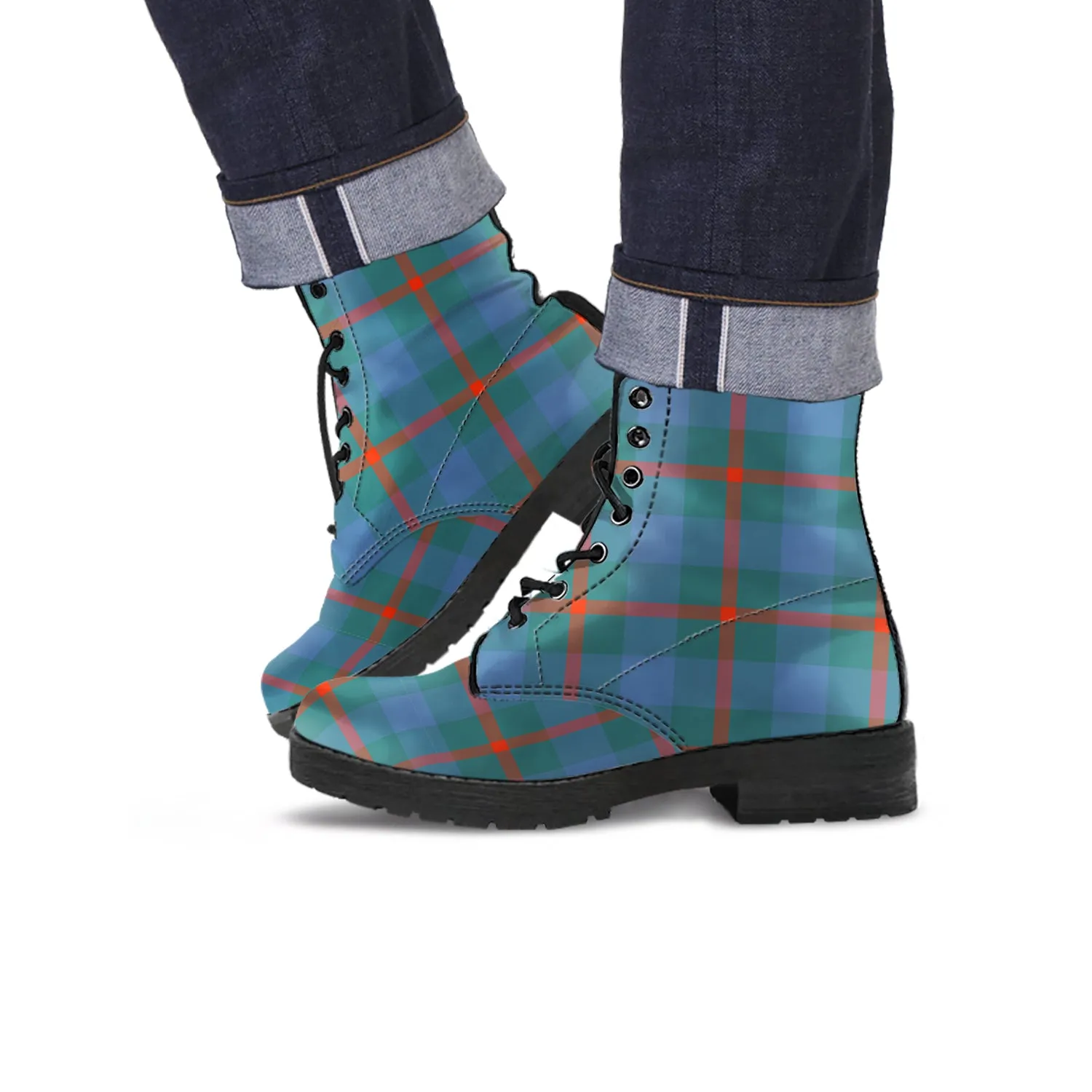 Agnew Ancient Tartan Leather Boots