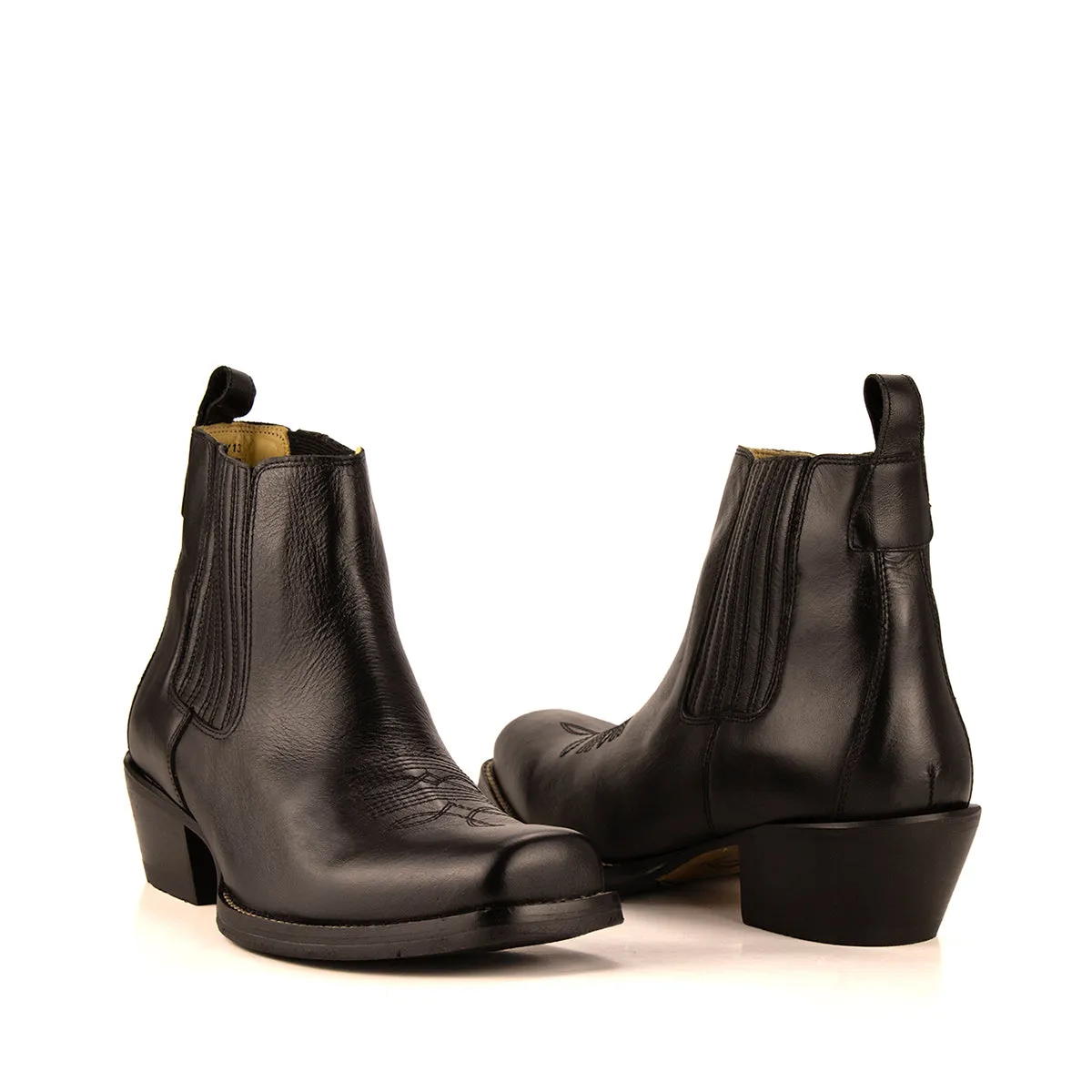 Brunello's Silverado Boot in Napa Black