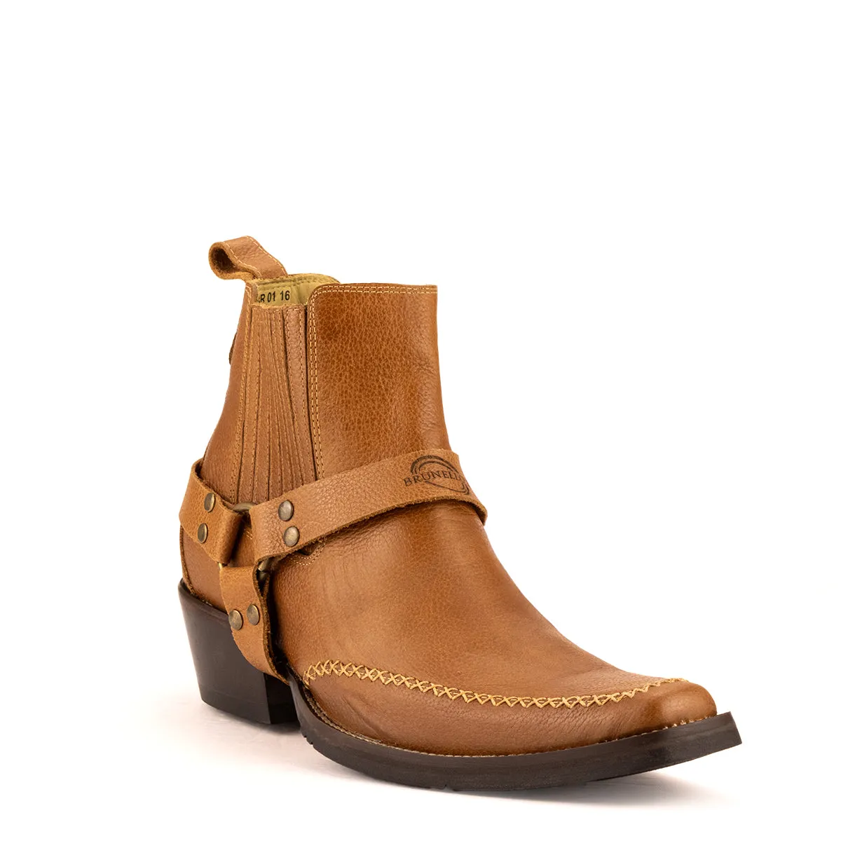 Brunello's The knox Boot in Atlanta Whiskey