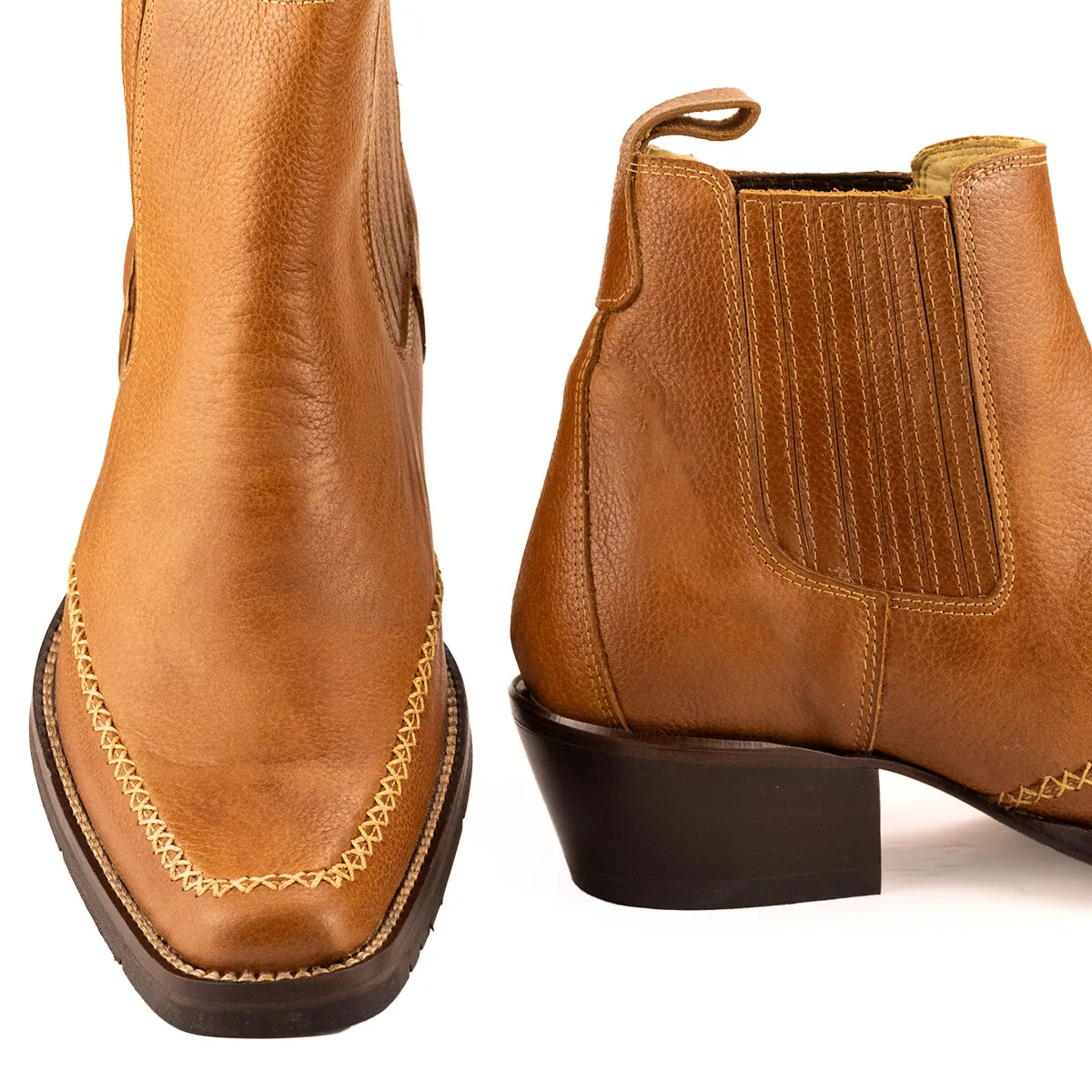 Brunello's The knox Boot in Atlanta Whiskey