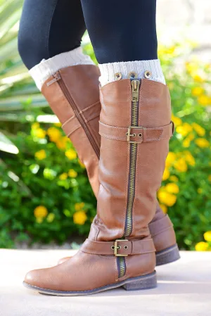 Buckle Up For The Ride Boots - Tan