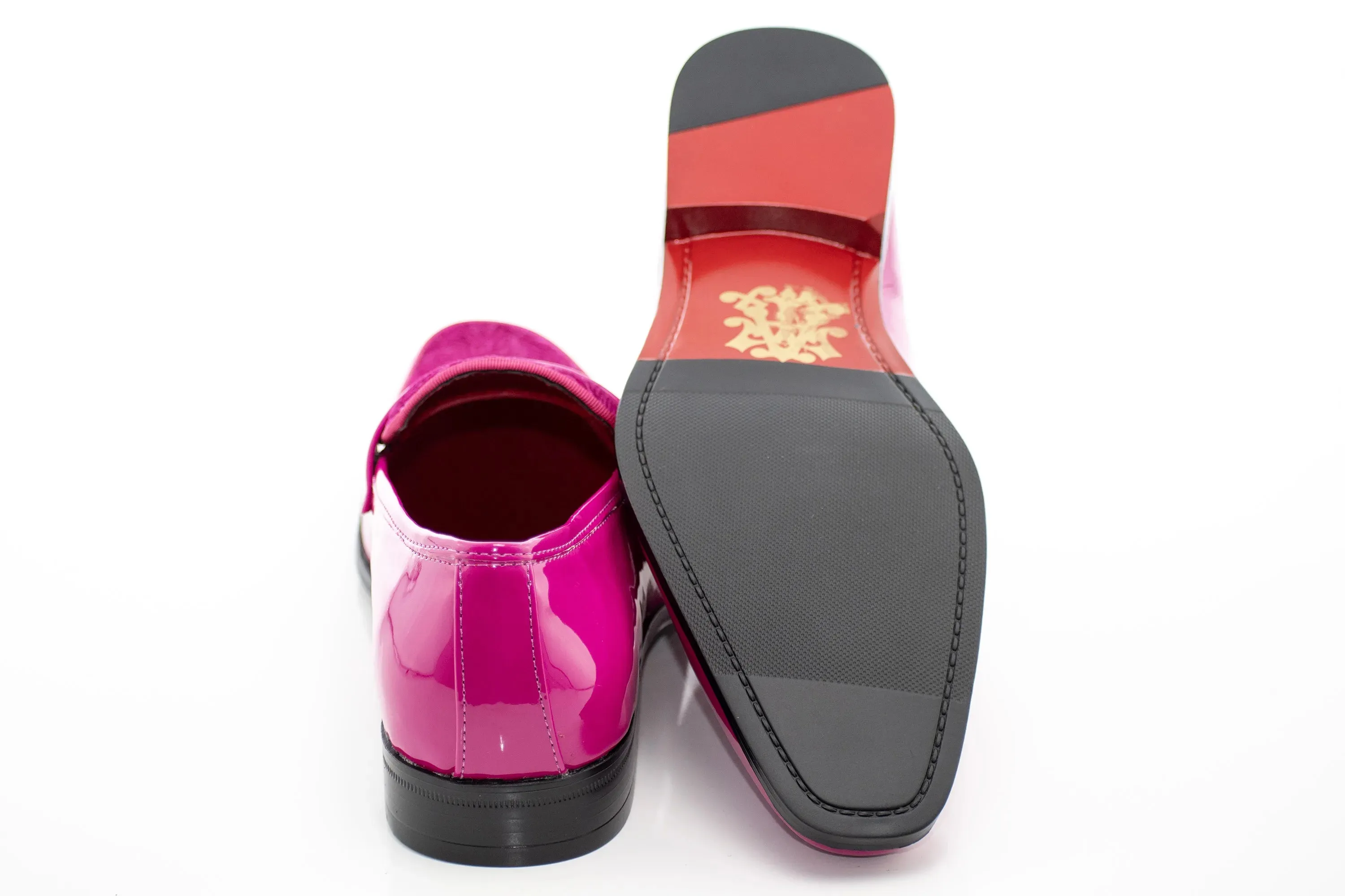 Floral Embossed Velvet Apron-Toe Penny Loafer