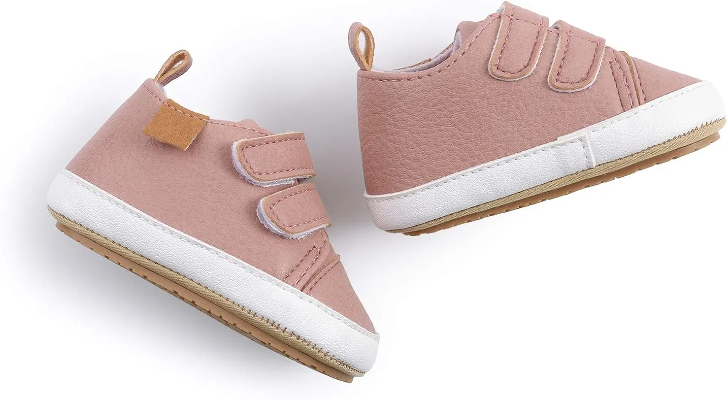 Leather Ankle Sneaker Girls Boys Infant Soft Sole Anti Slip Double Strap Platform Baby Shoes Girl 1218 Months Walking