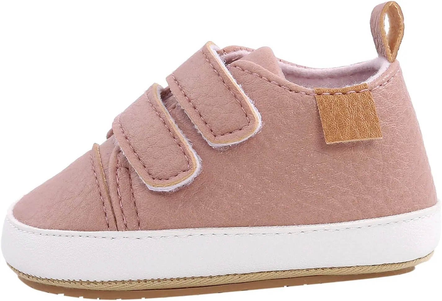 Leather Ankle Sneaker Girls Boys Infant Soft Sole Anti Slip Double Strap Platform Baby Shoes Girl 1218 Months Walking