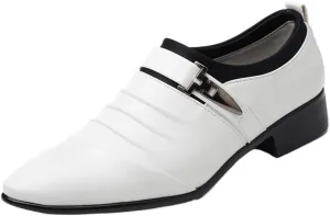 Men's Loafers Breathable Soft Slip on Light-Weight Work for Gentleman Casual Shoes