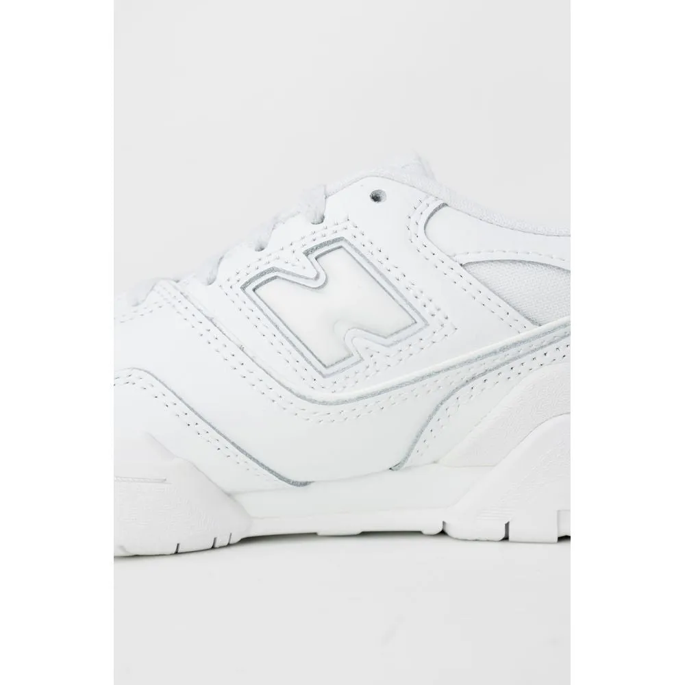 New Balance White Synthetic Material Sneaker