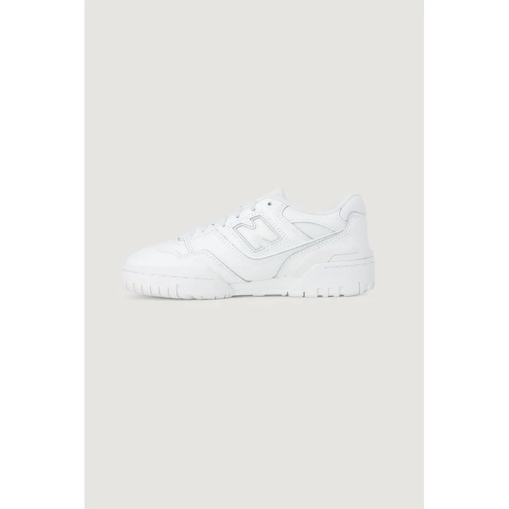 New Balance White Synthetic Material Sneaker