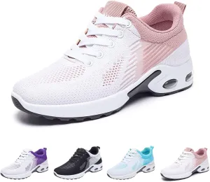 Orthopedic Sneakers for Women Arch Support Walking Shoes Comfortable Slip On Running Shoes Mesh Air Cushion Sneakers