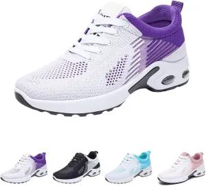 Orthopedic Sneakers for Women Arch Support Walking Shoes Comfortable Slip On Running Shoes Mesh Air Cushion Sneakers