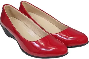 Wedges Slip On For Women Red