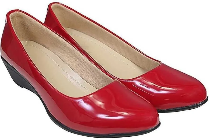 Wedges Slip On For Women Red