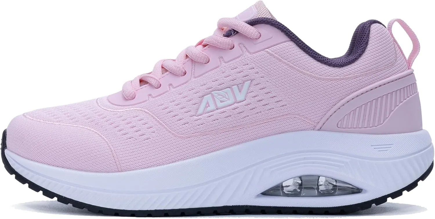 Womens Wide Walking Shoes Arch Support Orthotic Air Sneakers Comfortable Tennis Athletic Running Shoes