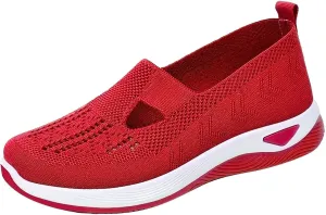 Women's Woven Orthopedic Breathable Soft Shoes Tennis Shoes Men Winter Casual Dress Shoes Women's Fashion Sneakers Brown Tennis Shoe Trainers Shoe